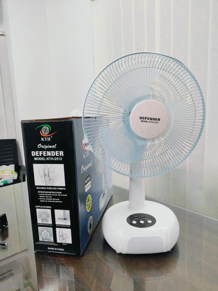 Defender Rechargeable Table Fan KTH-2512 12″